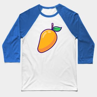 Mango Fruit Cartoon Baseball T-Shirt